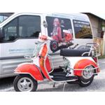 PROTEZIONE GAMBE E SCUDO CROMATA VESPA PX - T5
