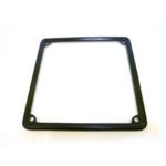 CORNICE TARGA IN ALLUMINIO DI COLORE NERO 180X180cm