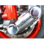 COPERCHIO MOZZO CROMATO VESPA PX CON DICITURA "VESPA"