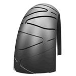PNEUMATICO GOMMA SCHWALBE RACEMAN 3.50X10