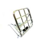 PORTAPACCHI POSTERIORE CROMATO "STILE VINTAGE" PER VESPA GL SPRINT RALLY VNA VNB VBA VBB ECC.