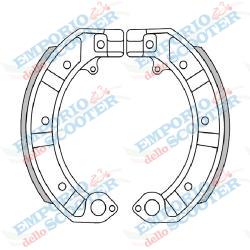 POLINI BRAKE PADS REAR VESPA 125 GT,GTR,TS, 150 SPRINT, SPRINT VELOCE, GL, GS 150 VS5T, 160 GS, 180SS, 180 RALLY, 200 RALLY, PX 125-150-200