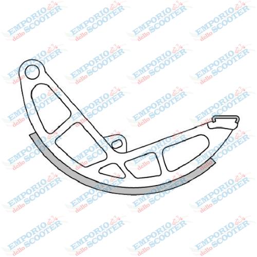 GANASCIA CEPPO FRENO POSTERIORE - PIAGGIO CIAO - BOSS - BOXER - GRILLO - SI - SUPERBRAVO - POLINI