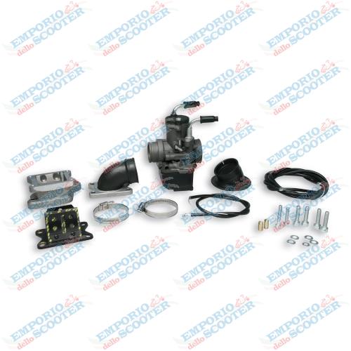 CARBURETOR KIT PHBH 30 WITH REED VALVE MANIFOLD VESPA PX T5 - MALOSSI