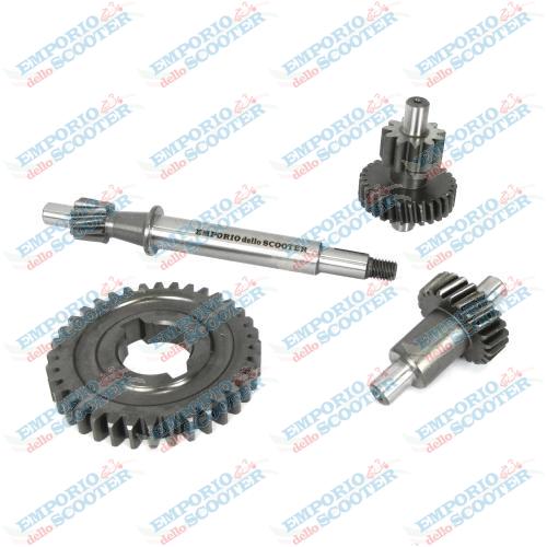 GEAR KIT FOR EXTENDED RATIOS CYCLOMOTORS CIAO SI BRAVO WITH VARIATOR