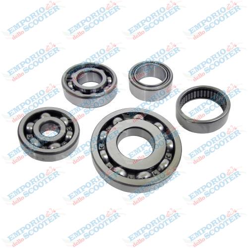 KIT 5 ROULEMENTS POUR RÉVISION MOTEUR VESPA 125 GTR - TS - 150 SPRINT VELOCE - P125 - P150X