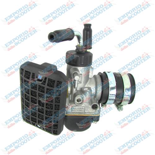 KIT CARBURATORE 19MM DELL'ORTO PER COLLETTORE ORIGINALE VESPA FARO BASSO VM1 VM2 VN1 VN2 VL1 VL2 VL3 VB1