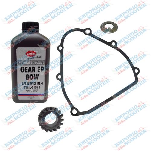 KIT PIGNONE EDS 16 DENTI APE 50 CON MISCELATORE - ALLUNGA LA VELOCITA' DI 10kmh