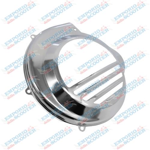 CHROME FLYWHEEL COVER SHROUD VESPA PX