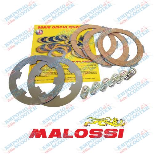 SÉRIE DISQUES EMBRAYAGE MALOSSI VERSION 6 RESSORTS – POUR VESPA 50 PK – APE 50