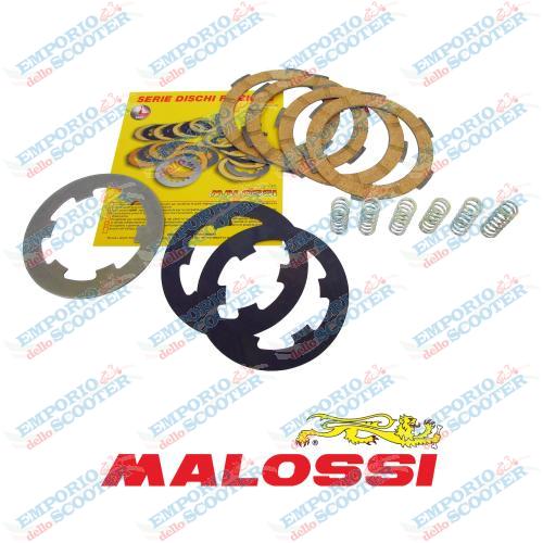 MALOSSI MHR CLUTCH DISC SET – 6 SPRINGS – FOR APE FL / VESPA PK FL / PK HP FL 50 – PK FL 125