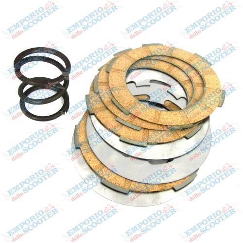 KIT DISCOS EMBRAGUE POLINI CON MUELLE REFORZADO VESPA 50 PRIMAVERA ET3