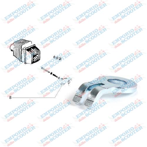 GANCHO DE TRANSMISIÓN ELEVADOR DE VÁLVULA PARA CICLOMOTORES