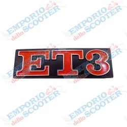 LETRERO TRASERO 125 ET3 VESPA 125 ET3 VMB1T