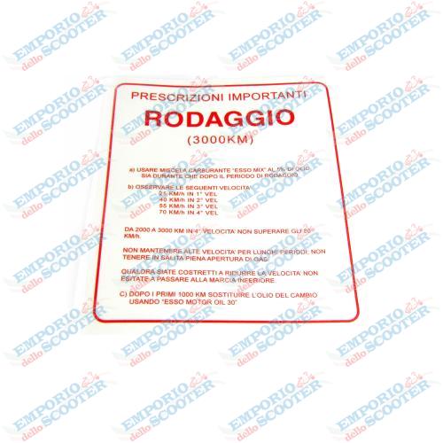 AUTOCOLLANT RODAGGIO 5% 160 GS - 180 SS