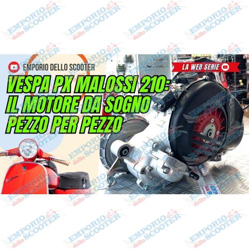 MOTOR VESPA MALOSSI 210CC - VÁLVULA ROTATIVA