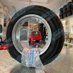 COPPIA CERCHIO TUBELESS INTERO - CON MICHELIN S1 3.00-10 RUOTA DA 10 - GRIGIO