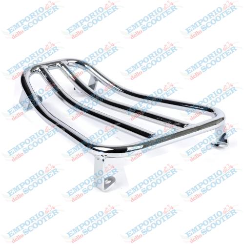 PORTE-BAGAGES DE PLANCHER VESPA SCOOTER GTS - CHROMÉ
