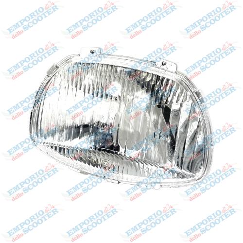 GLASS FOR PLASTIC FRONT HEADLIGHT FOR VESPA GT GL SS SPRINT WITHOUT RIM