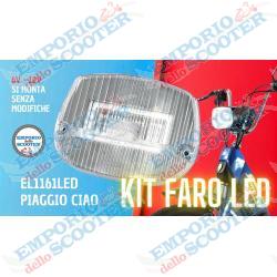 KIT FARO DELANTERO LED PARA PIAGGIO CIAO DESDE 1979 (P-PV-PX-PXV)