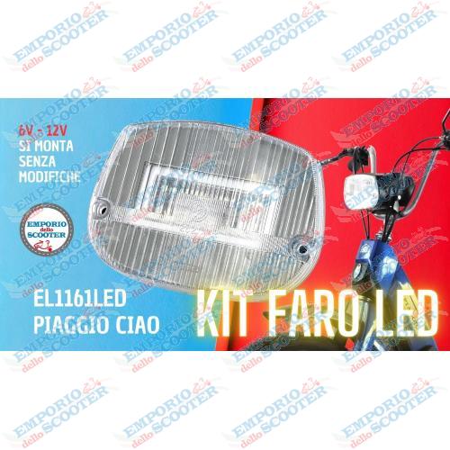 KIT FARO DELANTERO LED PARA PIAGGIO CIAO DESDE 1979 (P-PV-PX-PXV)