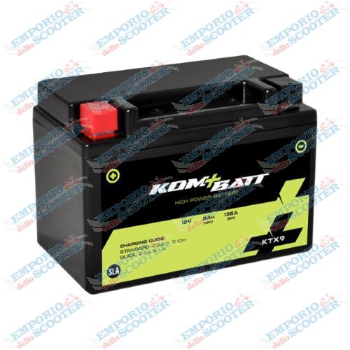 PRE-CHARGED BATTERY 12V 8Ah TX9 – 150X87X105MM