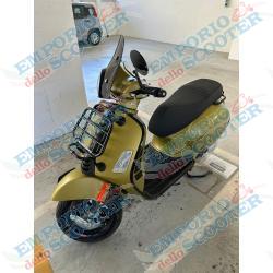 PORTE-BAGAGES AVANT POUR VESPA SCOOTER GTS HPE - STYLE ORIGINE - NOIR BRILLANT