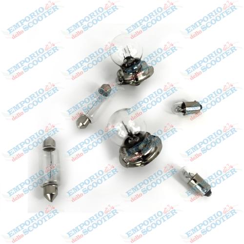 KIT DE 6 AMPOULES POUR PIAGGIO CIAO BOXER SI BRAVO
