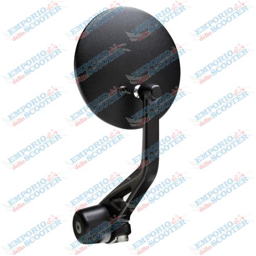 PAIRE DE RÉTROVISEURS NOIRS SUR GUIDON POUR VESPA GT - GTS - GTV - SPRINT - PRIMAVERA