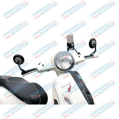 PAIRE DE RÉTROVISEURS SUR GUIDON POUR VESPA GT - GTS - GTV - SPRINT - PRIMAVERA