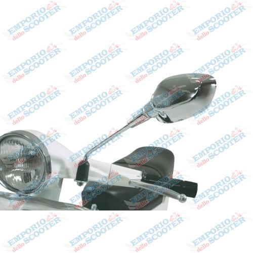 CHROME LEFT MIRROR FOR VESPA GTS AND CLASSIC MODELS