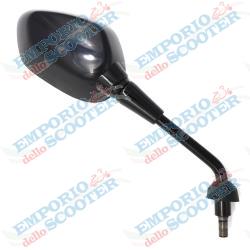 BLACK LEFT MIRROR FOR VESPA GTS AND CLASSIC MODELS