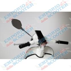 SPECIFIC PHONE HOLDER SUPPORT VESPA - MOUNTS ON MIRROR ROD