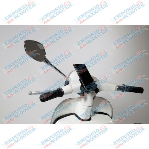 SPECIFIC PHONE HOLDER SUPPORT VESPA - MOUNTS ON MIRROR ROD