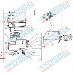 BOCCOLA SU SCATOLA CARBURATORE PX CON MISCELATORE