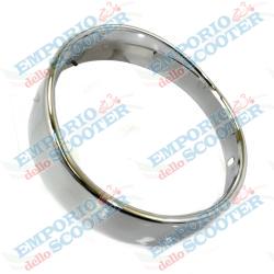 CHROME HEADLIGHT RIM VESPA MARKED SIEM - VNB VBA VBB GS