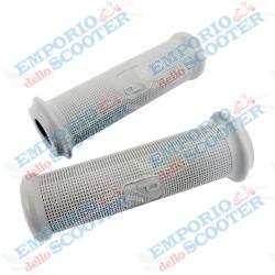 MANOPOLE CHIARE LISCIE CON LOGO RETTANGOLARE PIAGGIO - 21 MM