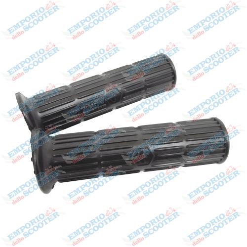 GRIPS VESPA BLACK WITH STRIPES AND HEXAGONAL LOGO