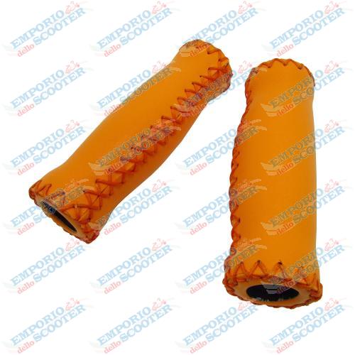 MANOPOLE FATTE A MANO - STILE VINTAGE - COLORE ARANCIONE