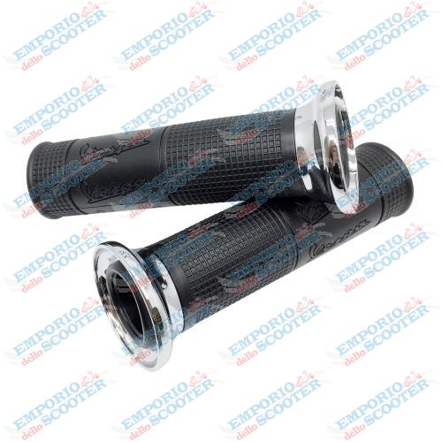 ORIGINAL GRIPS VESPA PX 2011 WITH WORD "VESPA" - THEY SUIT OTHER MODELS TOO