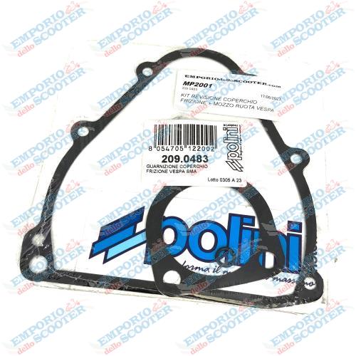 KIT DE RÉVISION COUVERCLE D'EMBRAYAGE POLINI + MOYEU DE ROUE VESPA 50 - ET3 - PRIMAVERA - 90