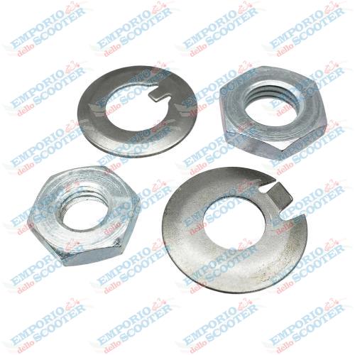 KIT DADI E RONDELLE BOMBATA FRIZIONE - PRIMARIO VESPA 50 90 ET3 PRIMAVERA