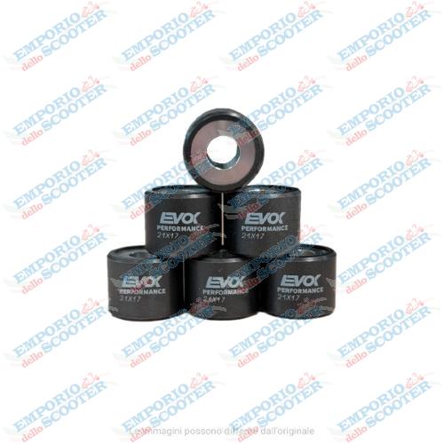 EVOK Iron Drive CVT rollers set 21x17mm 13,5gr