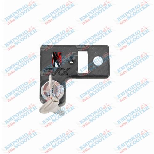 COPERCHIO DEVIO LUCI CARBONIO EVOK IRON SWITCH VESPA 50 SPECIAL CON COMMUTATORE CHIAVE