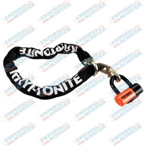 Chaine NEW YORK NOOSE 1213 et cadenas EVOLUTION SERIES 4 - orange noir