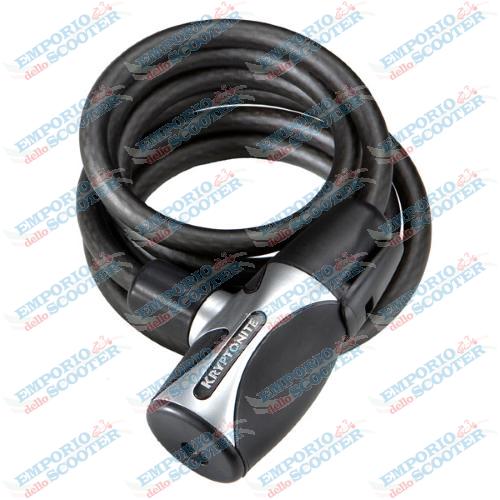 Candado cable espiral KRYPTOFLEX 1018 - negro