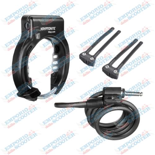 Cadre RING LOCK Support flexible avec cÃ¢ble spiralÃ© de 10 mm inclus - noir