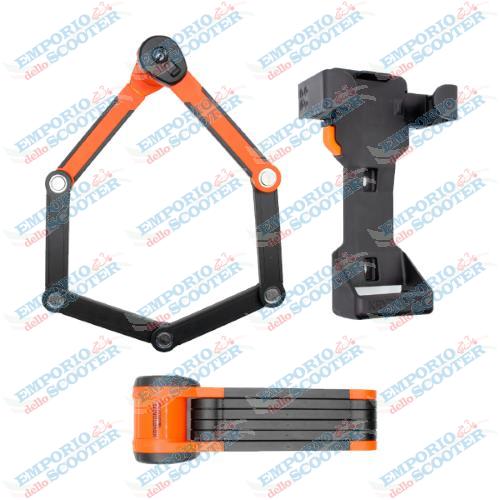Candado plegable EVOLUTION 790 - negro naranja