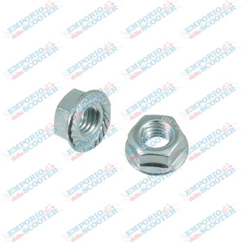 Dado zincato con flangia rms M8