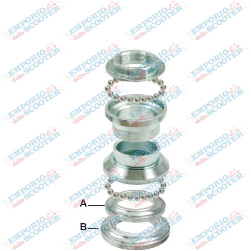RMS Complete steering head bearing set Malaguti F12 Phantom/Crosser 50cc